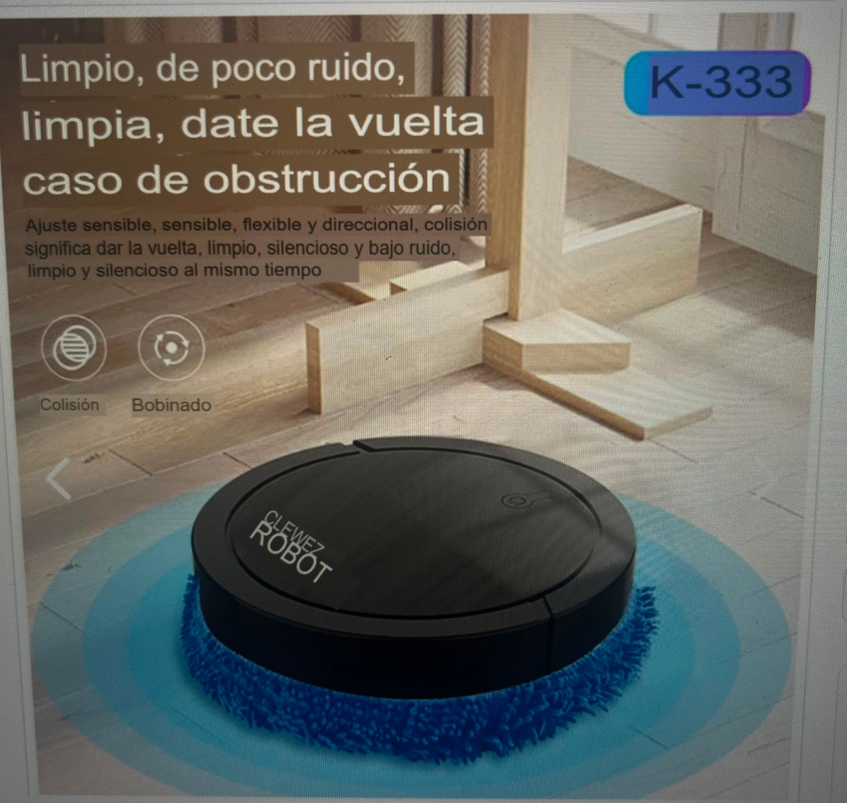 Robot Aspiradora Negro