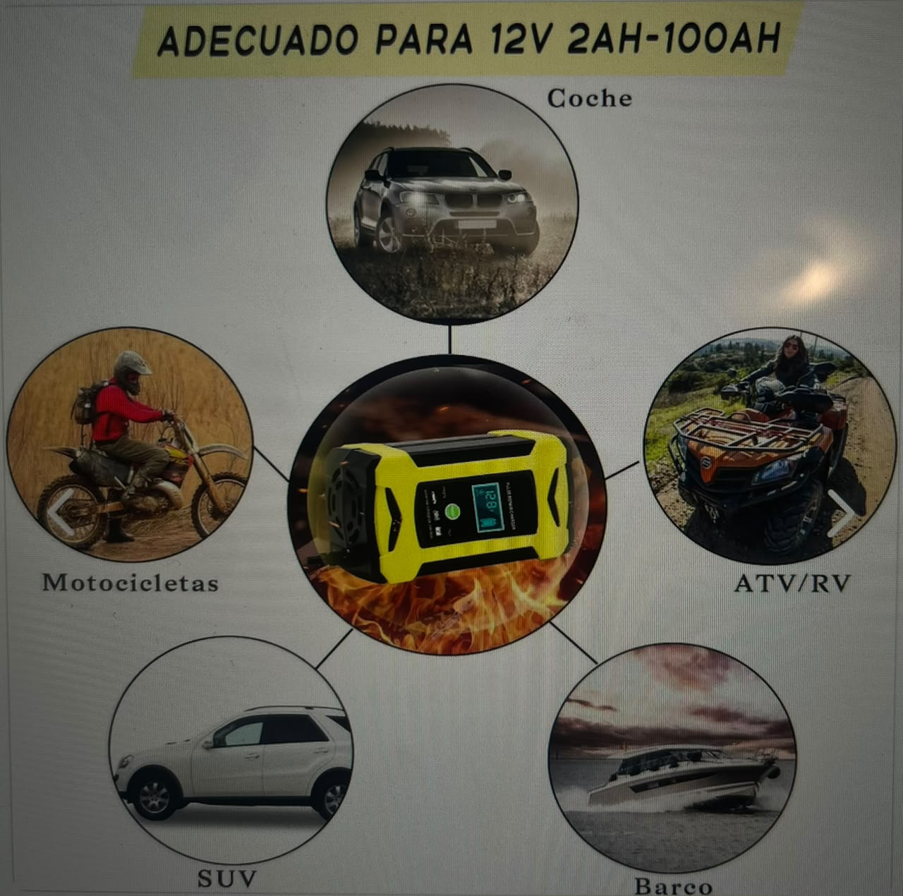 CARGADOR INTELIGENTE DE BATERIA AUTO VERSION PREMIUM