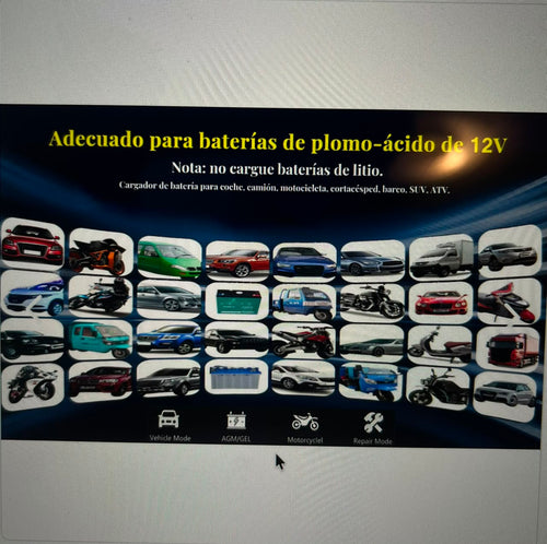 CARGADOR INTELIGENTE DE BATERIA AUTO VERSION PREMIUM